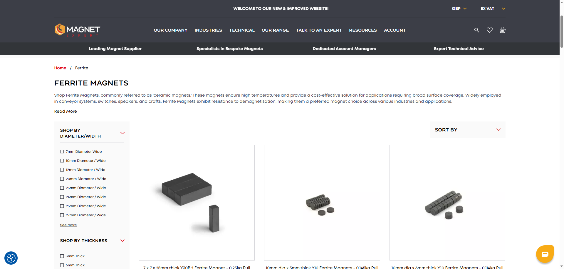 ferrite magnets are used in ferrite magnets are used in